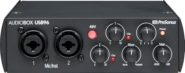 PreSonus AudioBox USB 96 Interface de Áudio com MIDI