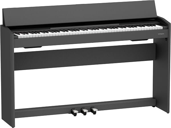 Roland F107 Piano Digital de 88 Teclas com Gabinete e Três Pedais